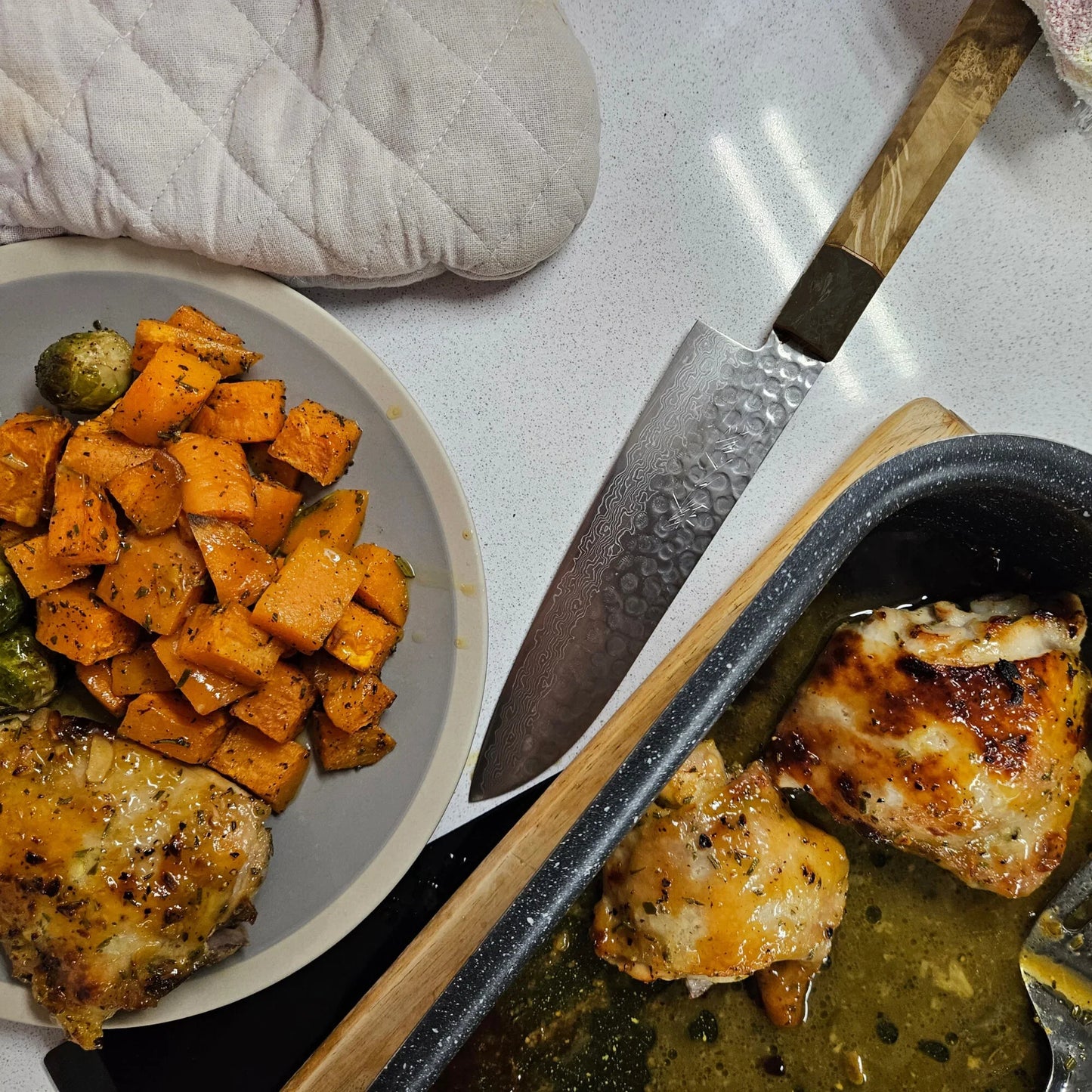 Akira Kumo Santoku Knife 19cm