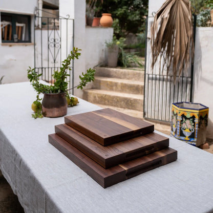 Planche à découper haut de gamme en bois dur de noyer américain – Petite